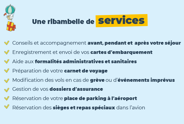 Une ribambelle de services
